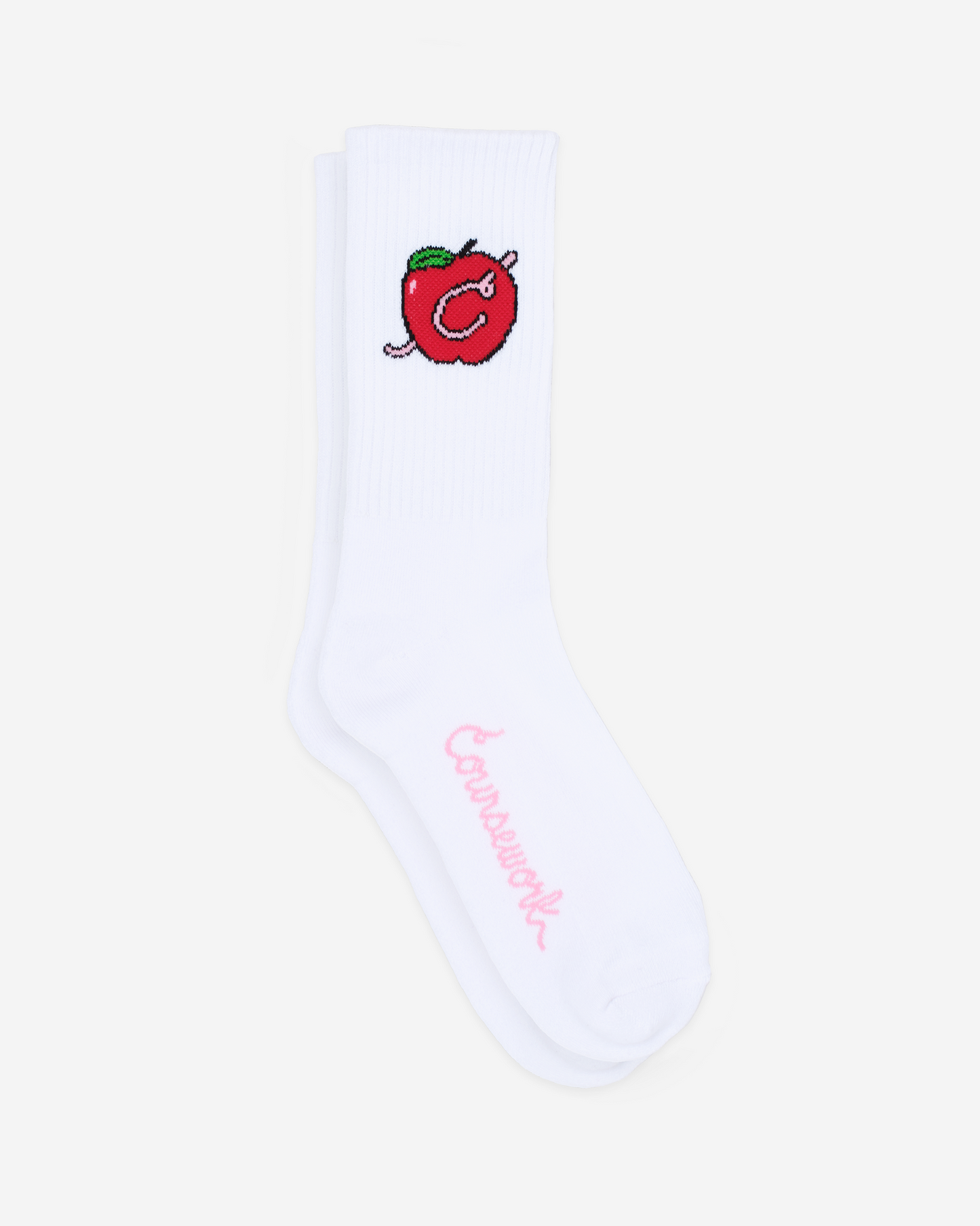 Daily Apple Socks - White