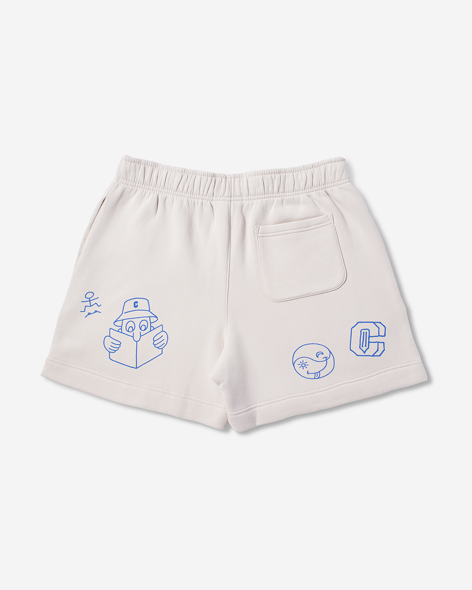 Doodles Shorts - Cream