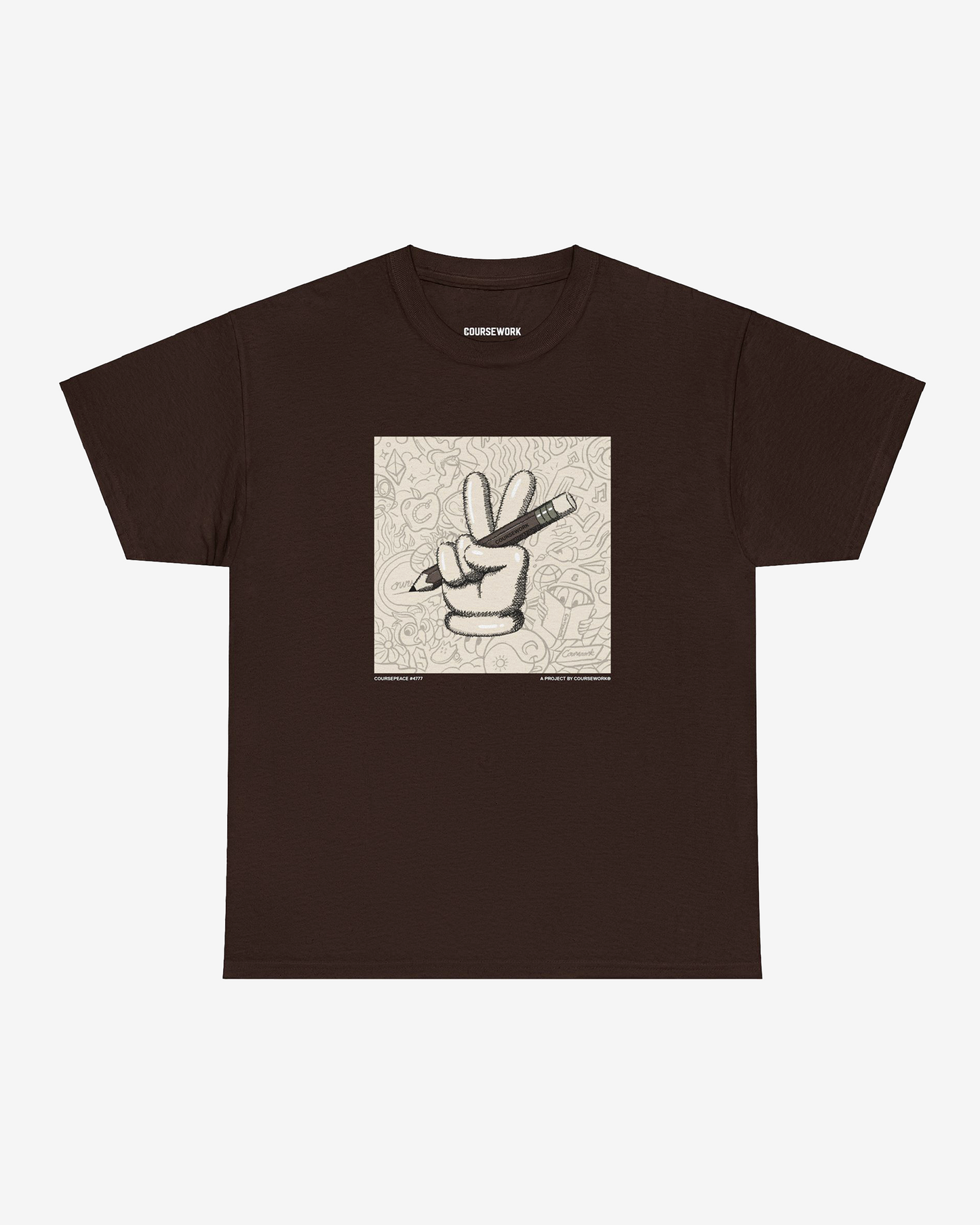 CoursePeace® #4777 "Fuzzy Peace" Tee