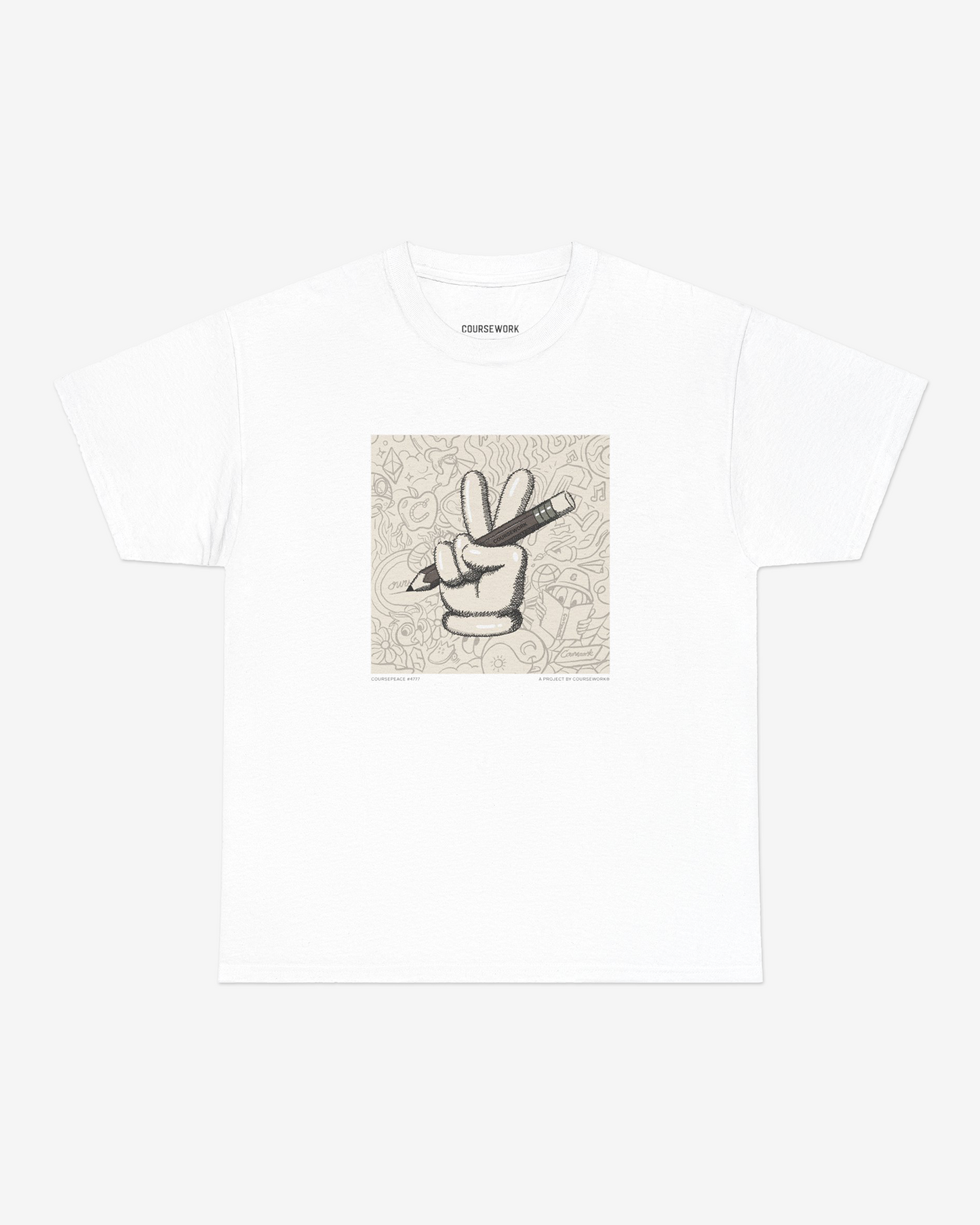 CoursePeace® #4777 "Fuzzy Peace" Tee