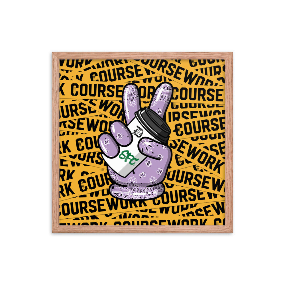 CoursePeace #2961 "Drip Peace"- Art Print (Unframed or Framed)