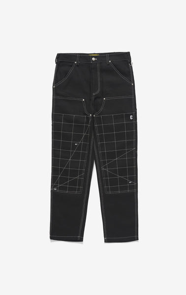 パンツ PALACE Needle Double Knee Pant Black 32 Palace Carhartt Wip Double Knee Pant Black - Palace Carhartt